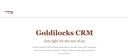 Goldilocks CRM - Simple Workflow Management