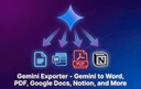 Gemini Exporter - Convert Gemini to Word and PDF
